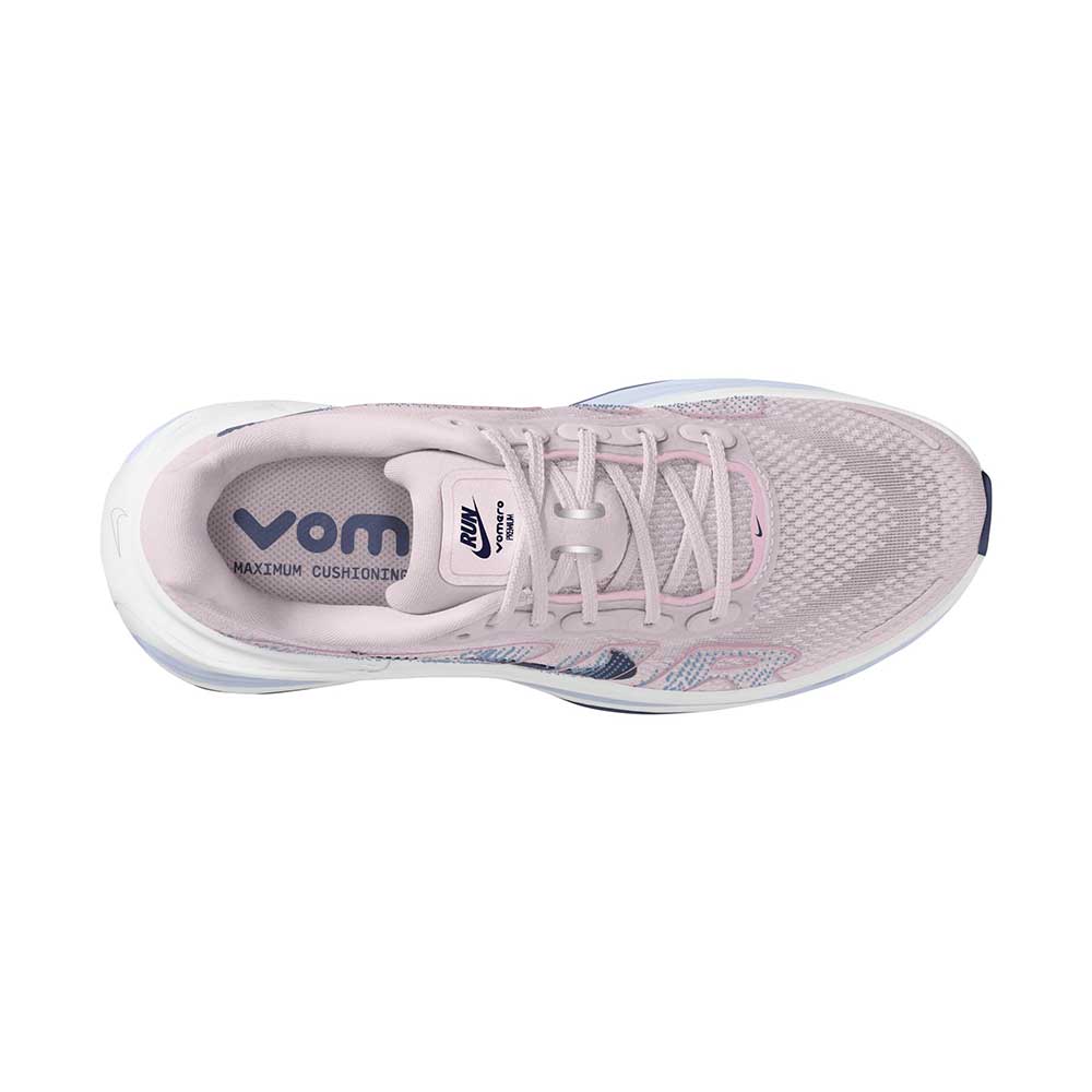 Women's Nike Vomero Premium Running Shoe - Pearl Pink/Midnight Navy/White - Regular (B)