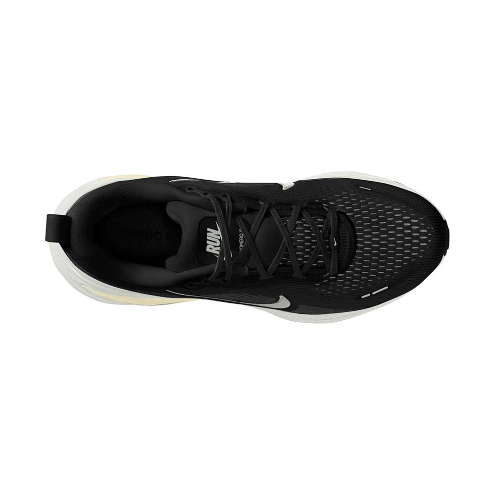 Men's Nike Vomero 18 Running Shoe - Black/Summit White/Coconut Milk - Regular (D)