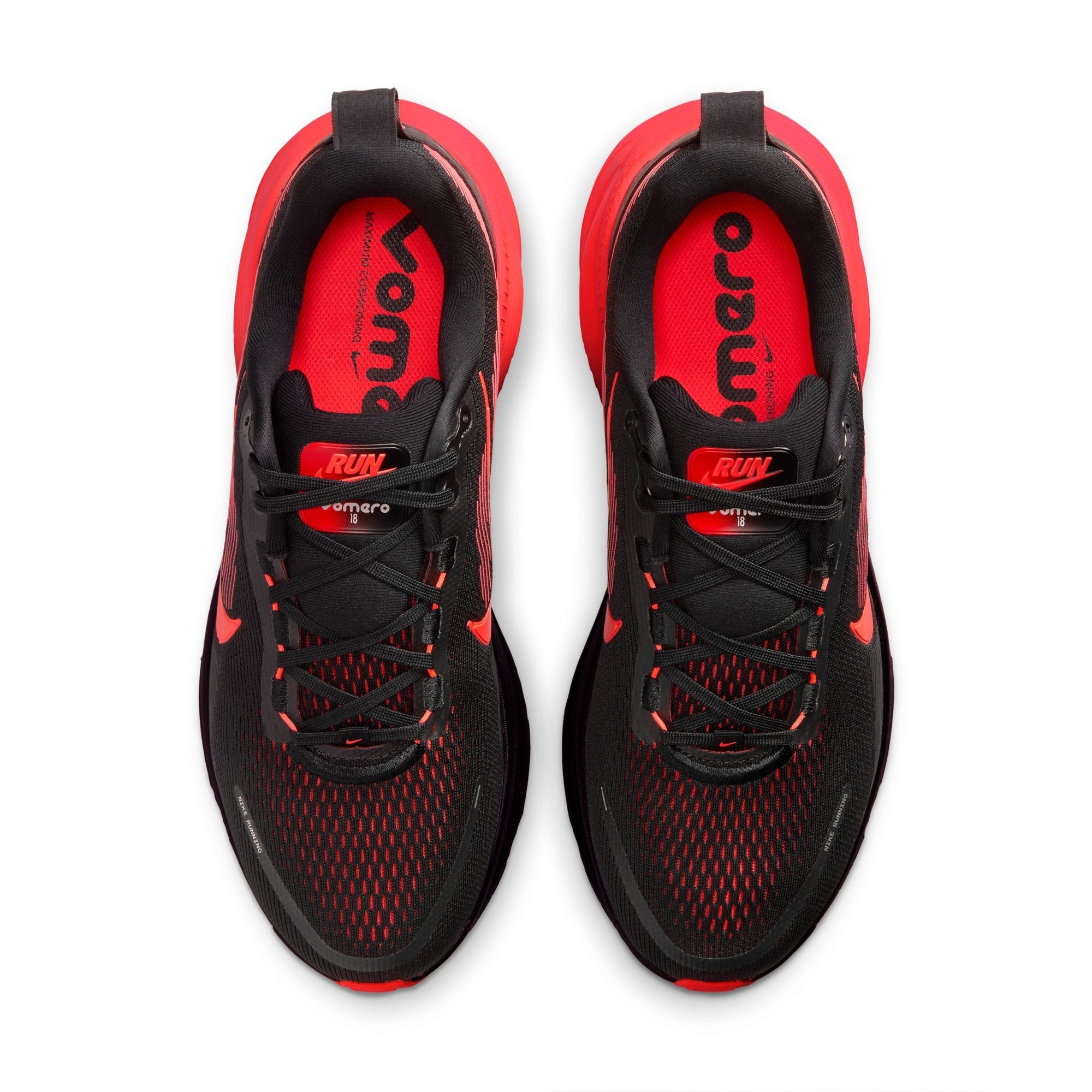 Men's Vomero 18 (019 - Black/Bright Crimson-University Red)