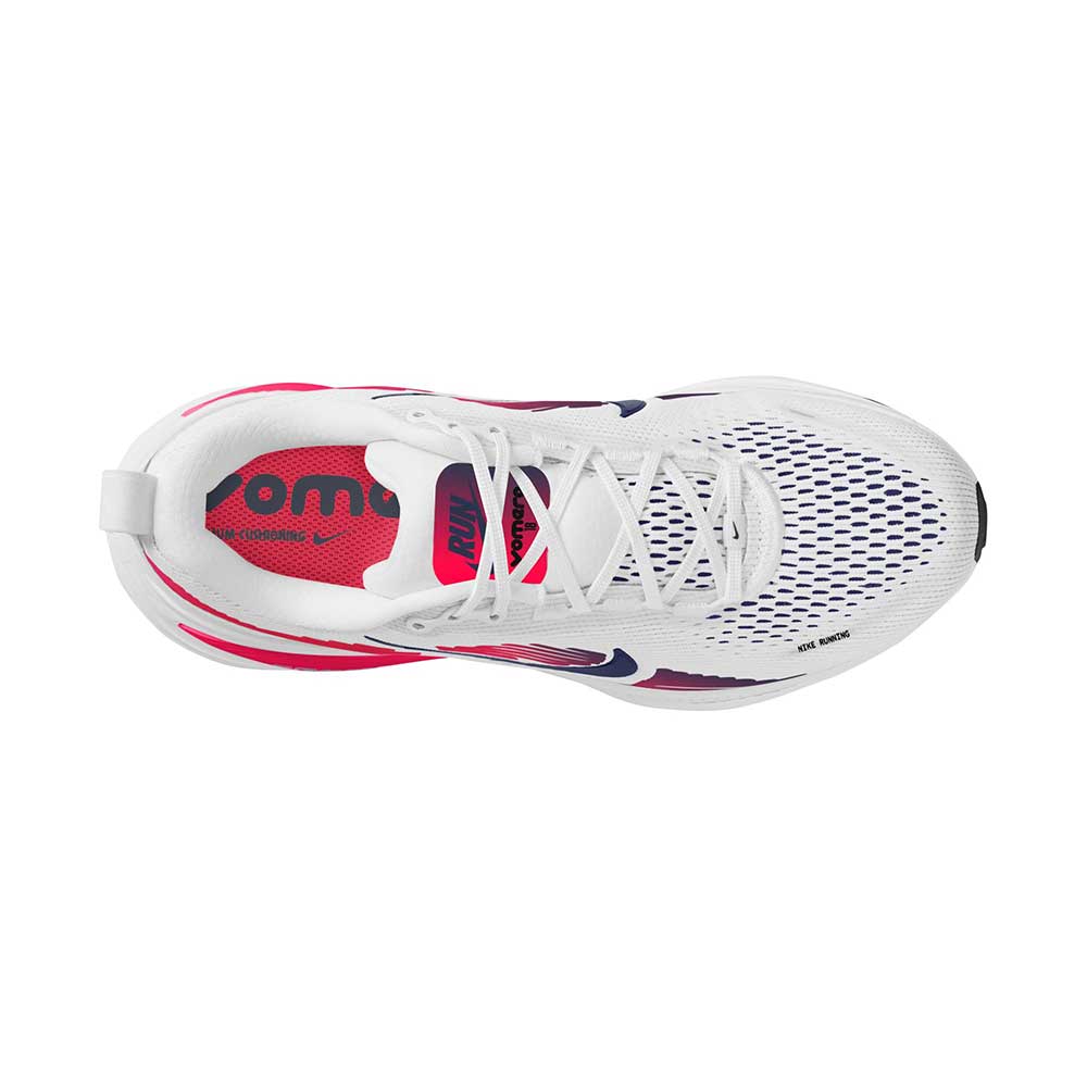Men's Nike Vomero 18 - White/Midnight Navy/Bright Crimson/Black - Regular (D)