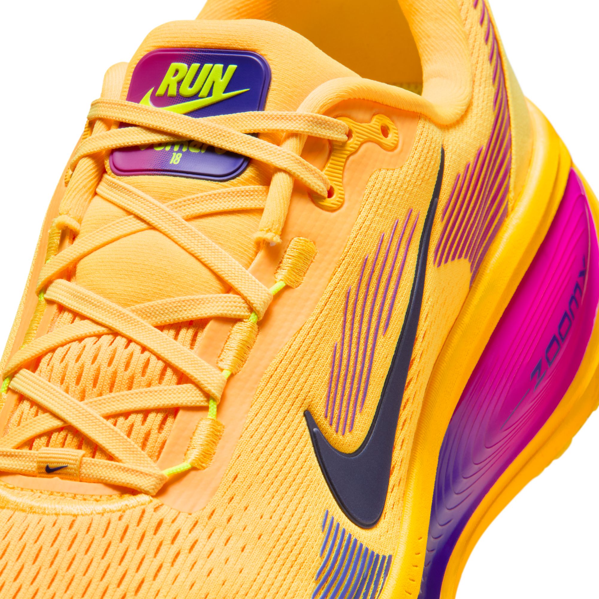 Men's Vomero 18 (802 - Citron Pulse/Blue Void-Laser Orange)