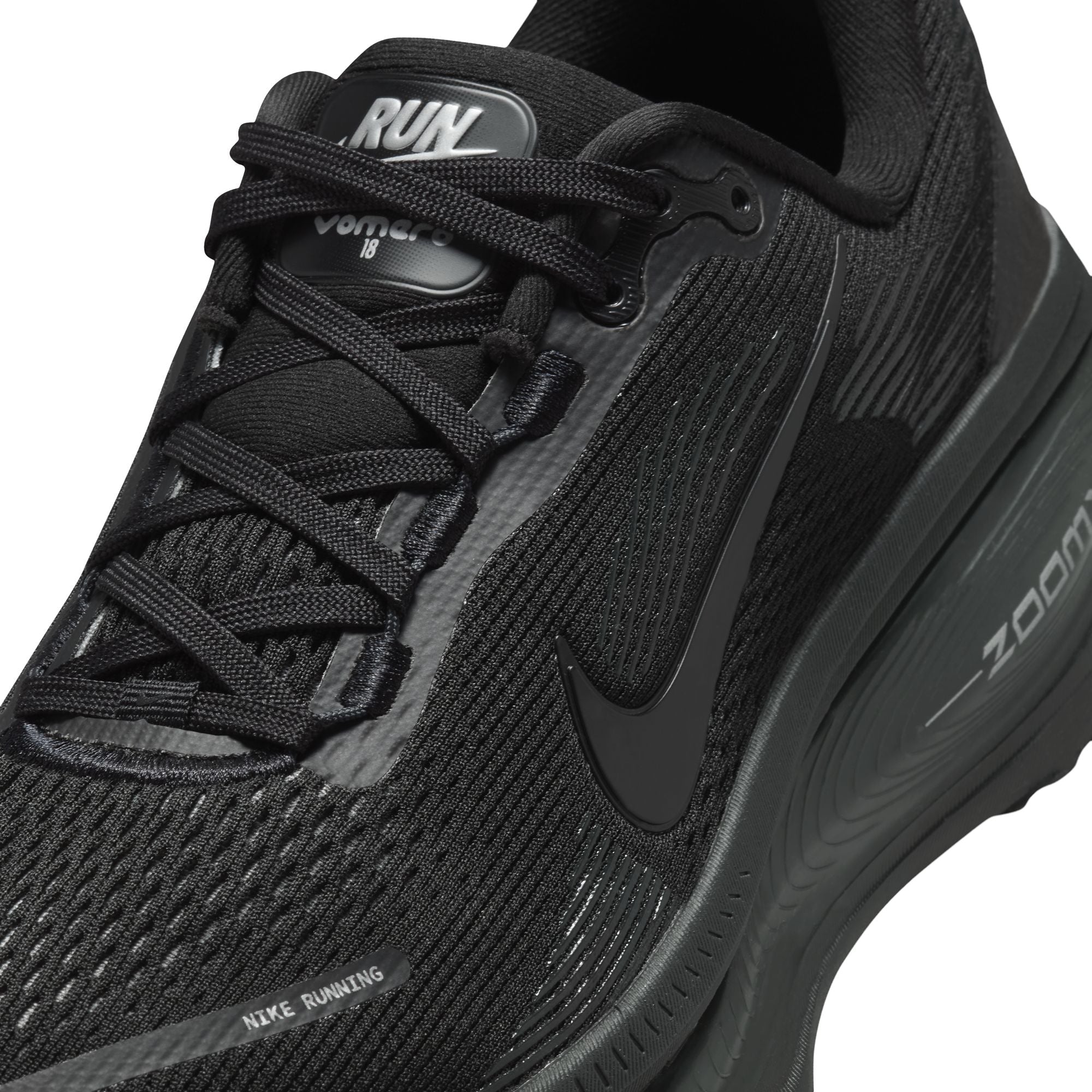 Women's Vomero 18 (004 - Black/Black-Dk Smoke Grey-Lt Smoke Grey)
