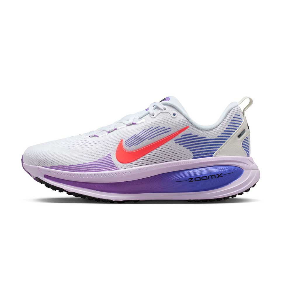 Women's Nike Vomero 18 - White/Hot Lava/Violet Mist/Sapphire - Regular (B)