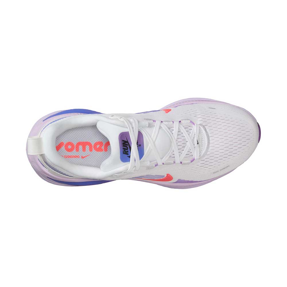Women's Nike Vomero 18 - White/Hot Lava/Violet Mist/Sapphire - Regular (B)