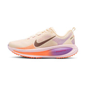 Women's Nike Vomero 18 Running Shoe - Chalk/Tattoo/Pink Foam/Bright Violet - Regular (B)