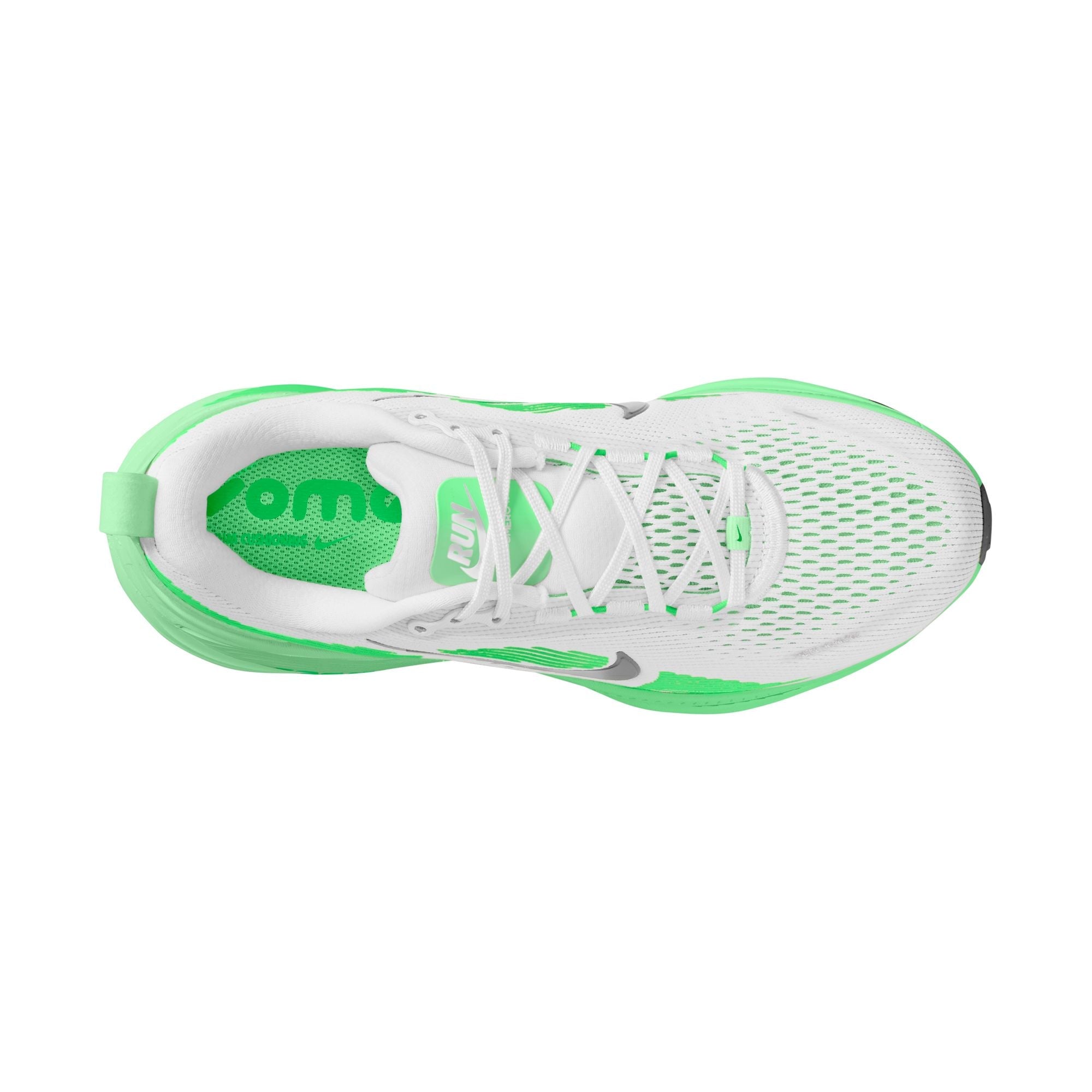 Women's Vomero 18 (117 - White/Metallic Silver-Illusion Green)