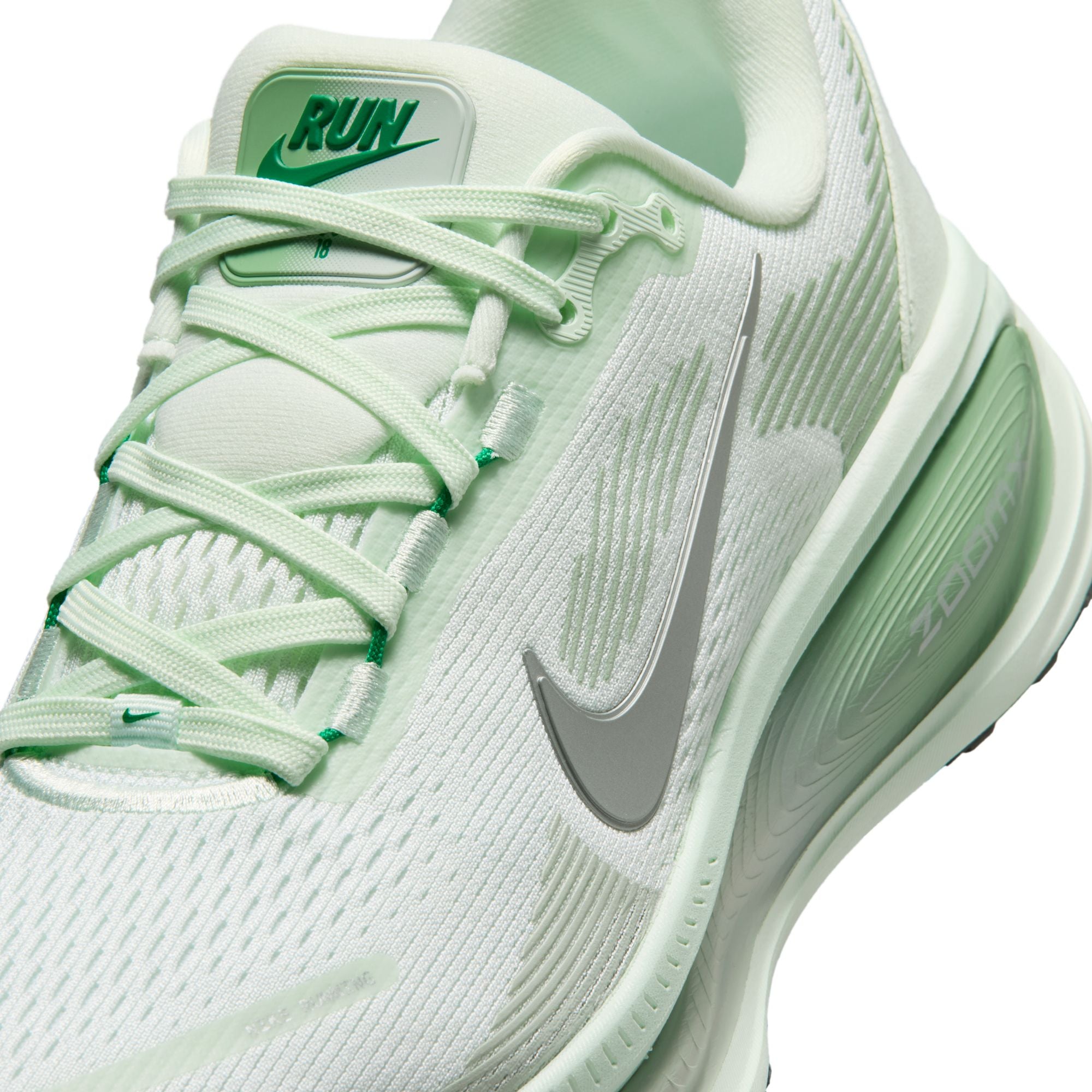 Women's Vomero 18 (300 - Barely Green/Metallic Silver-Stream)