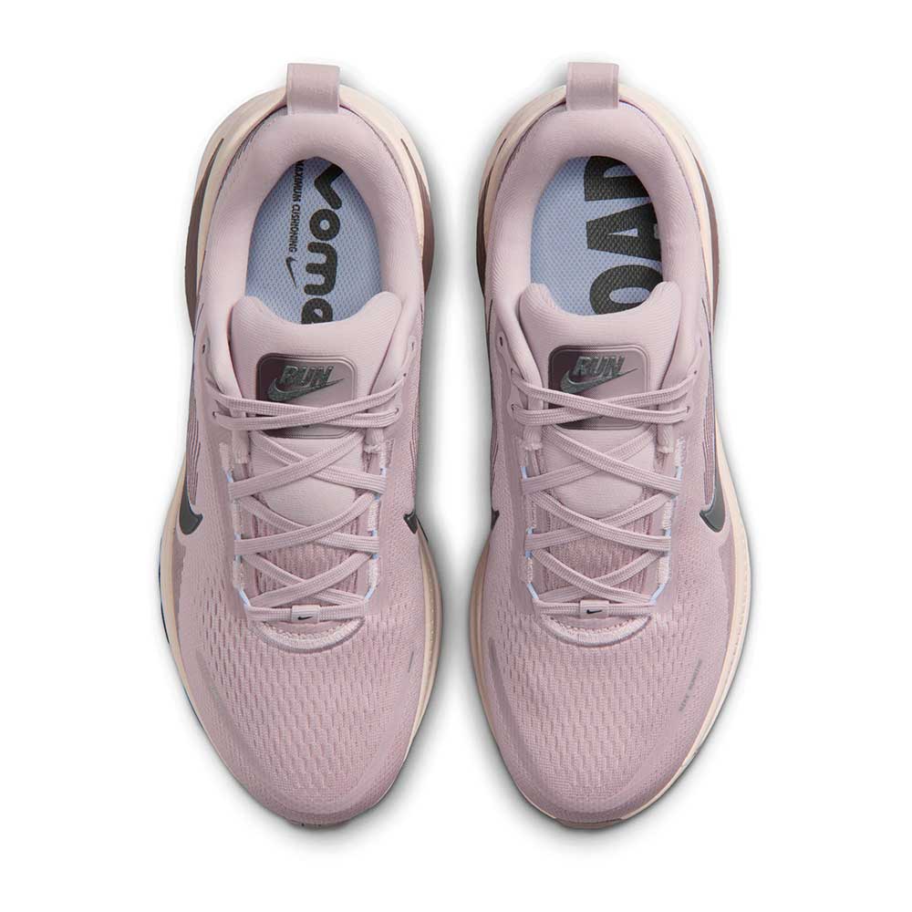Women's Nike Vomero 18 Running Shoe - Particle Rose/Off Noir/Silt Red/Tattoo - Regular (B)