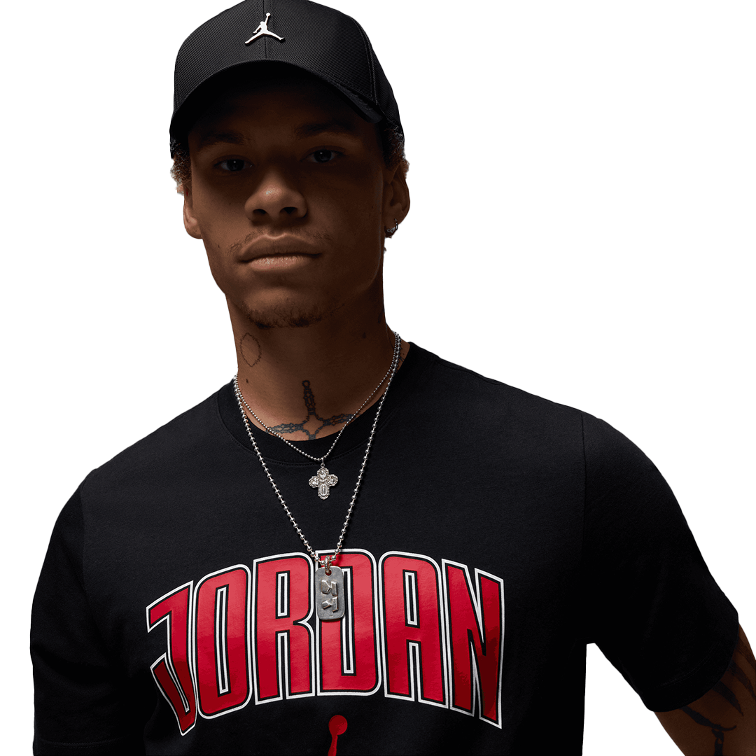 Men's Jordan City 88 Crew Graphic T-shirt - Black/Red