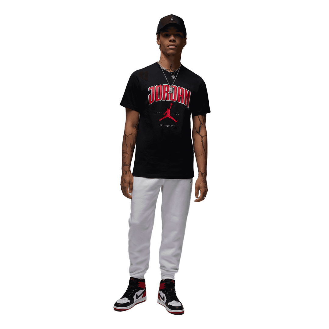 Men's Jordan City 88 Crew Graphic T-shirt - Black/Red