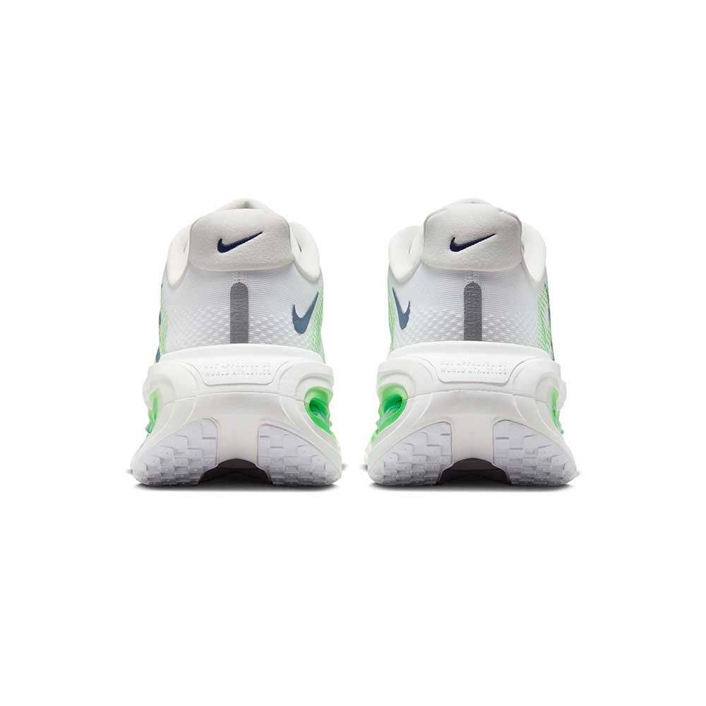 Men's Nike Vomero Premium Running Shoe - White/Midnight Navy/Green Spark - Regular (D)