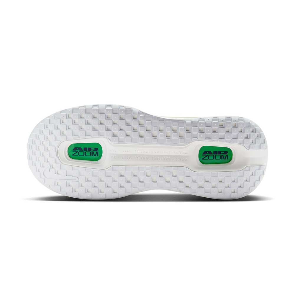 Men's Nike Vomero Premium Running Shoe - White/Midnight Navy/Green Spark - Regular (D)