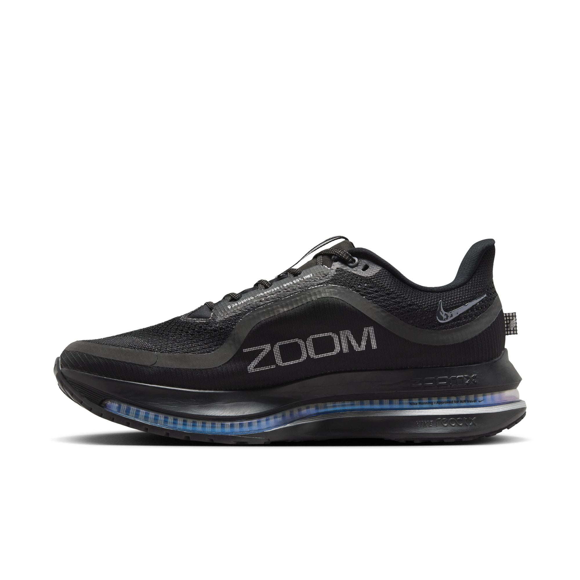 Men's Pegasus Premium (005 - Black/Black-Metallic Silver)