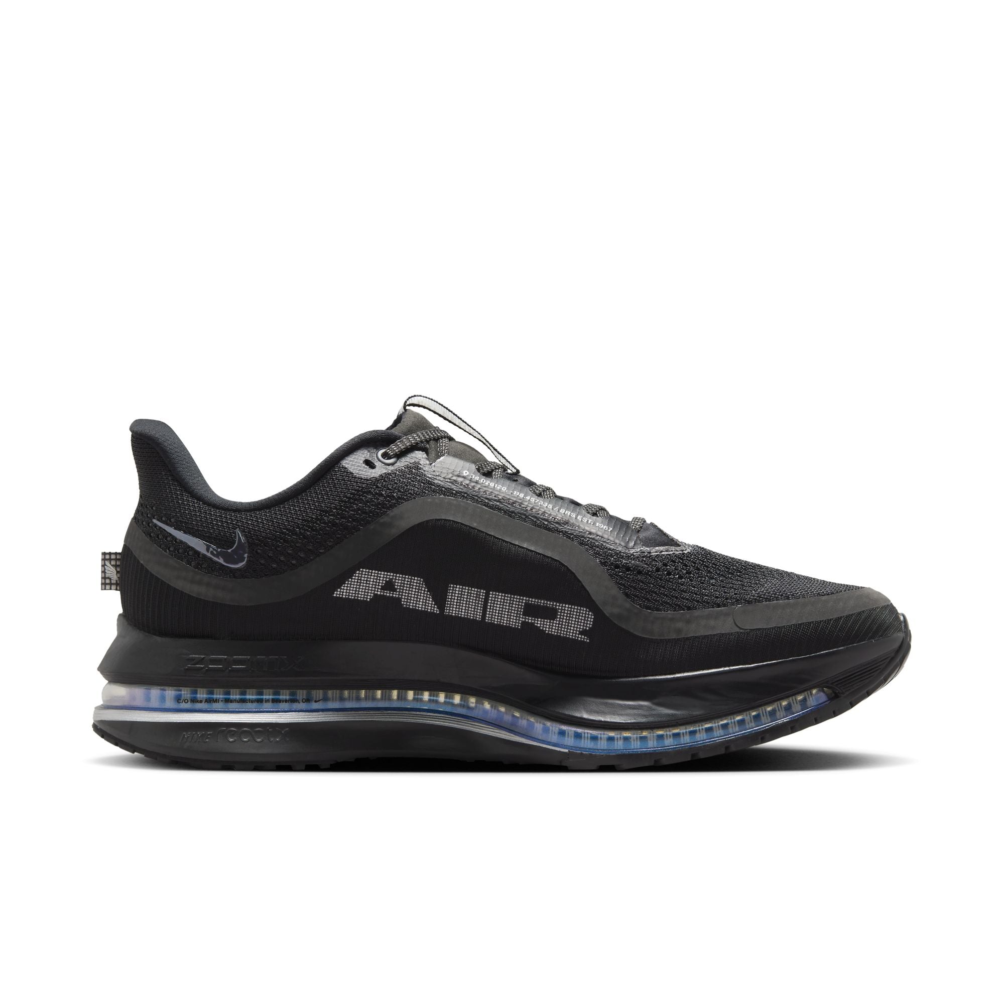 Men's Pegasus Premium (005 - Black/Black-Metallic Silver)
