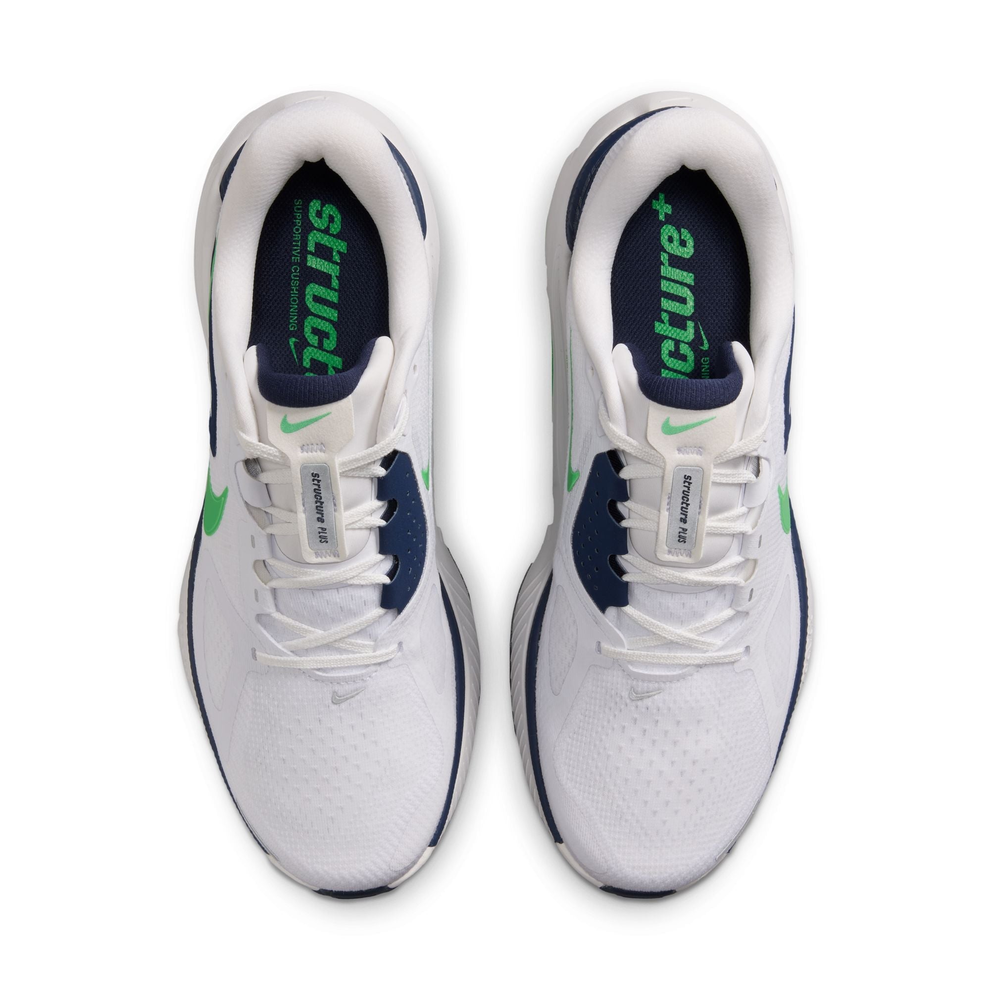 Men’s Structure Plus (102 - White/Green Spark-Midnight Navy)
