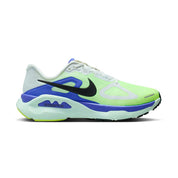 Men's Nike Structure Plus Running Shoe - White/Black Spruce/Volt Ice/Barely Green - Regular (D)
