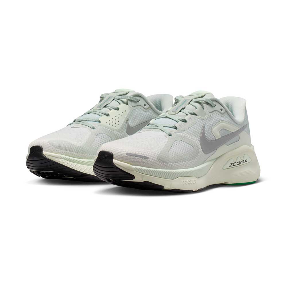 Women's Nike Structure Plus Running Shoe - Light Silver/Metallic Silver - Regular (B)