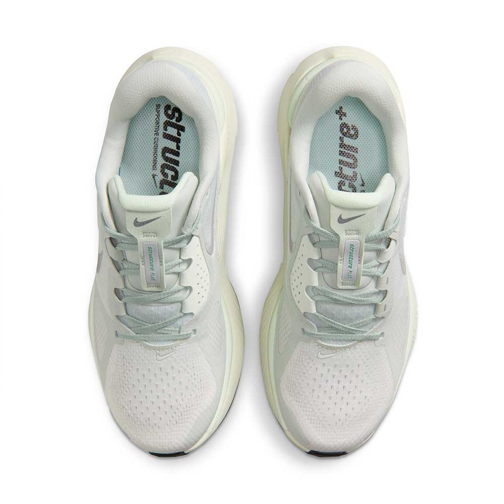 Women's Nike Structure Plus Running Shoe - Light Silver/Metallic Silver - Regular (B)