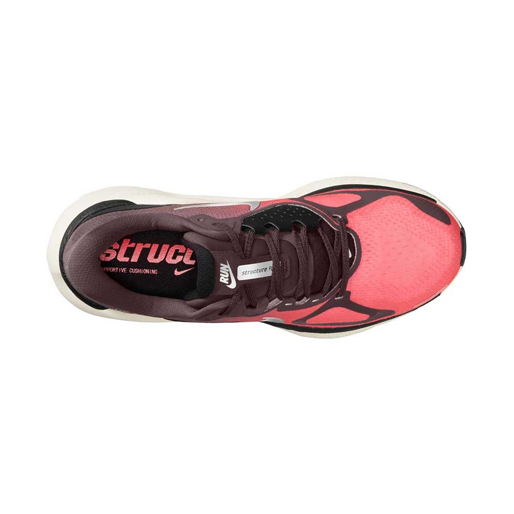 Women's Nike Structure Plus Running Shoe - Tattoo/Silver/Hot Lava/Black - Regular (B)