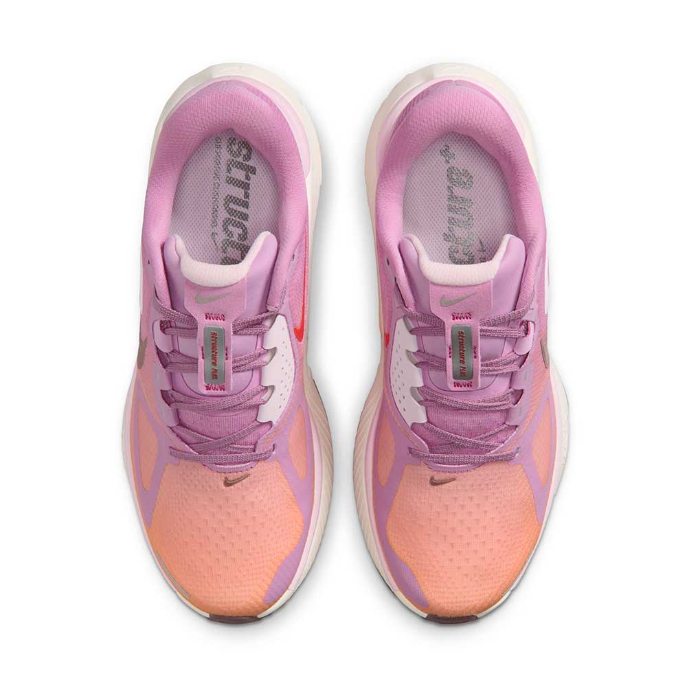 Women's Nike Structure Plus Running Shoe - Light Magenta/Tattoo/Orange Pulse/Pink Foam - Regular (B)