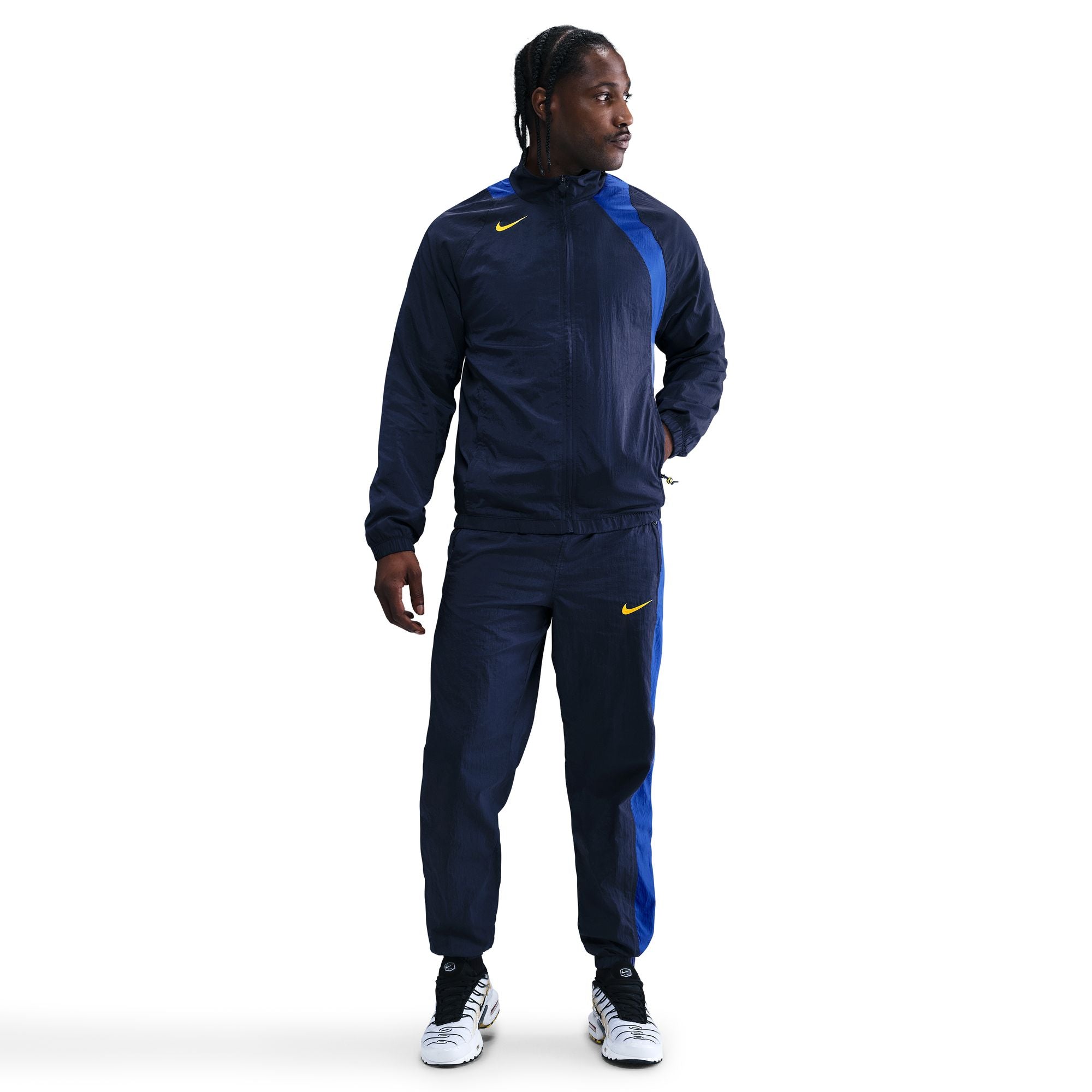 Men's Nike Total 90 Repel Soccer Track Pants - Midnight Navy/Game Royal/Lightening