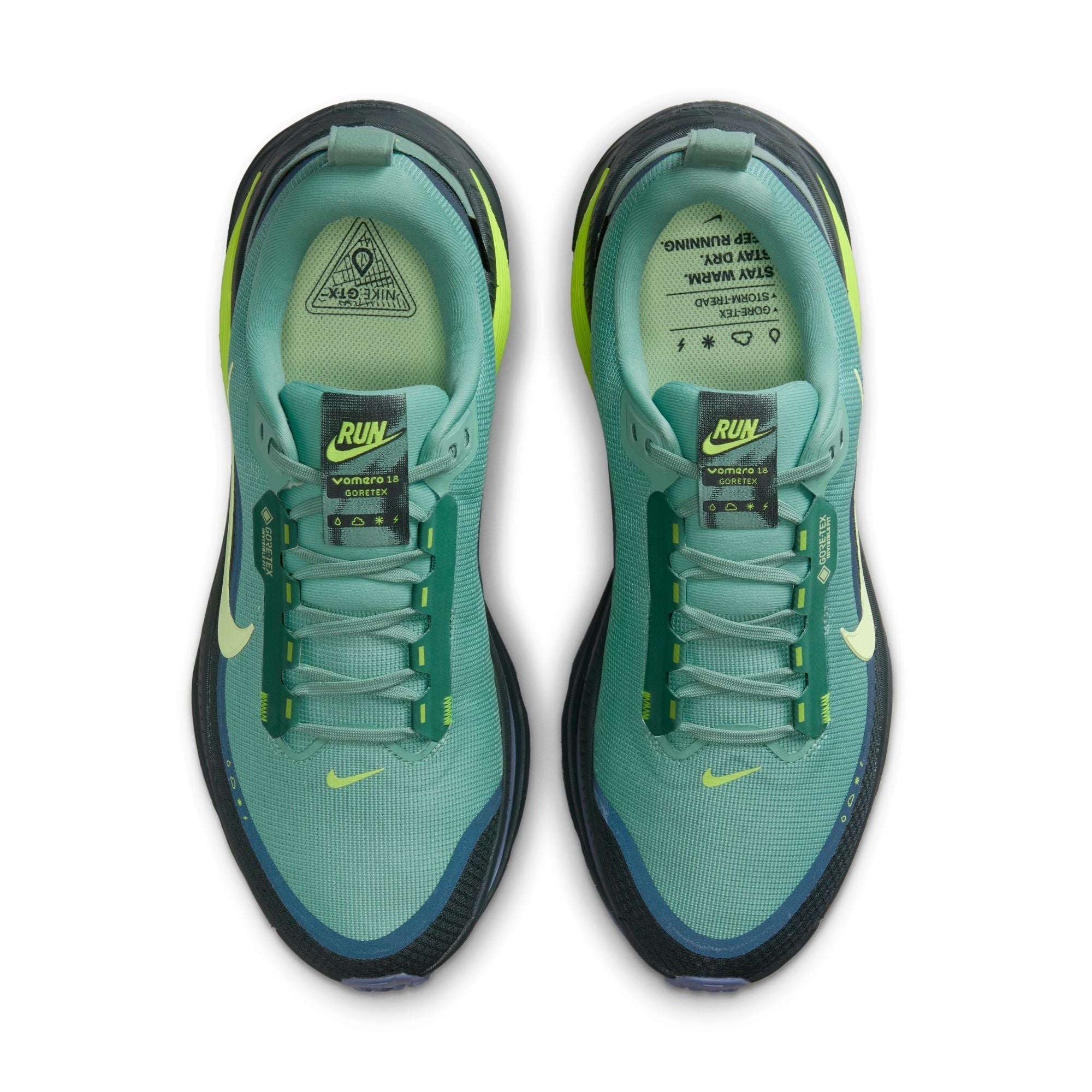 Men's Vomero 18 GORE-TEX (300 - Seaweed/Barley Volt-Cannon-Volt)