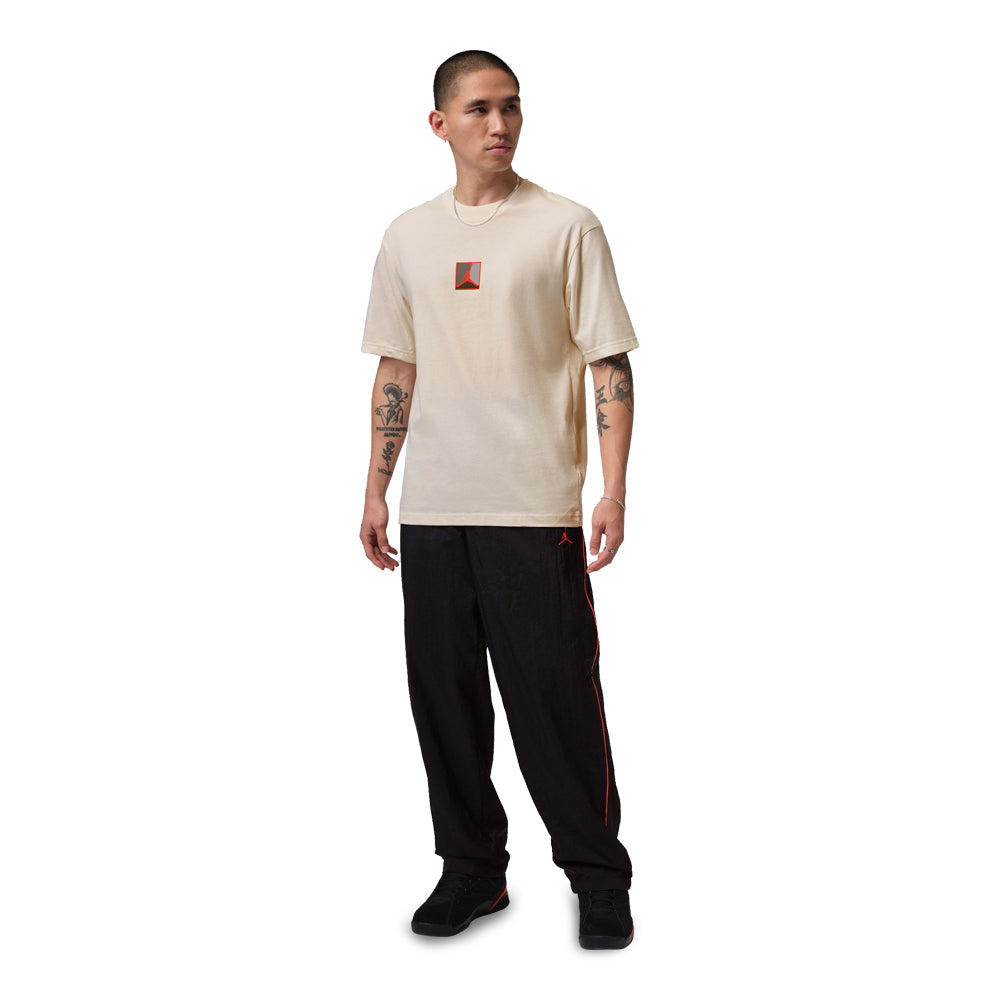 Men Nike Jordan Brooklyn Graphic T-Shirt - Pale Ivory