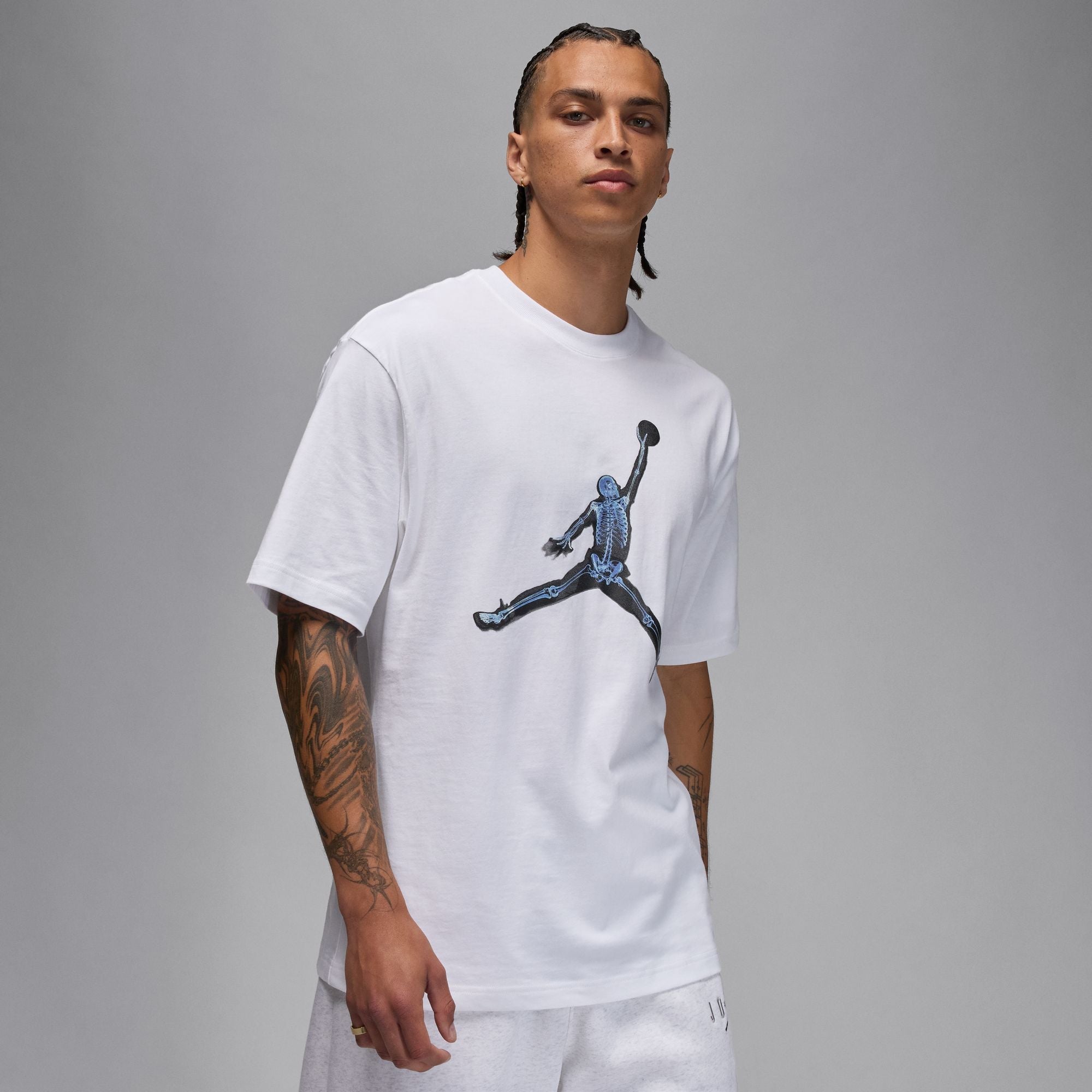 Men's Jordan Jumpman X Ray Short Sleeve T-Shirt - White/Black