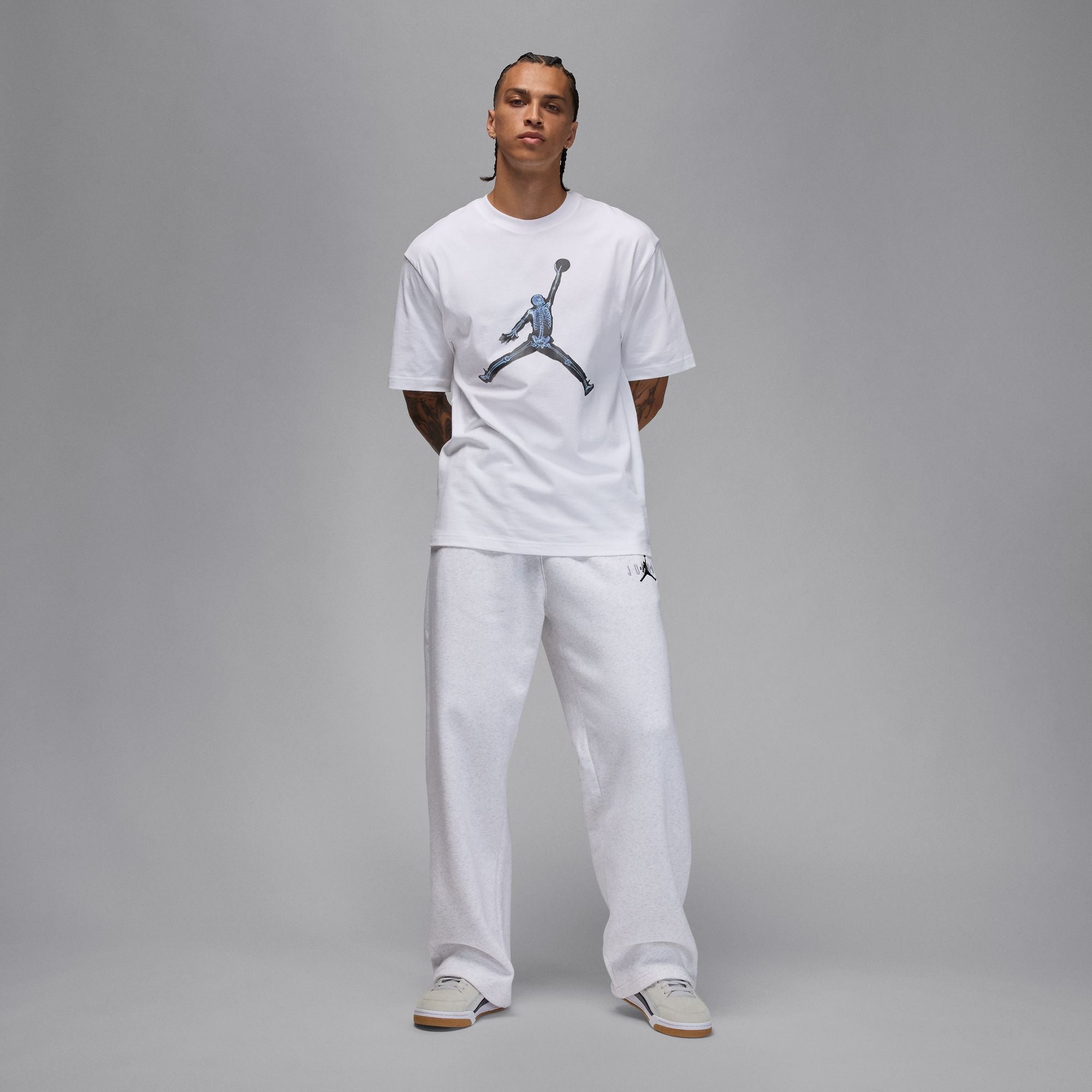 Men's Jordan Jumpman X Ray Short Sleeve T-Shirt - White/Black