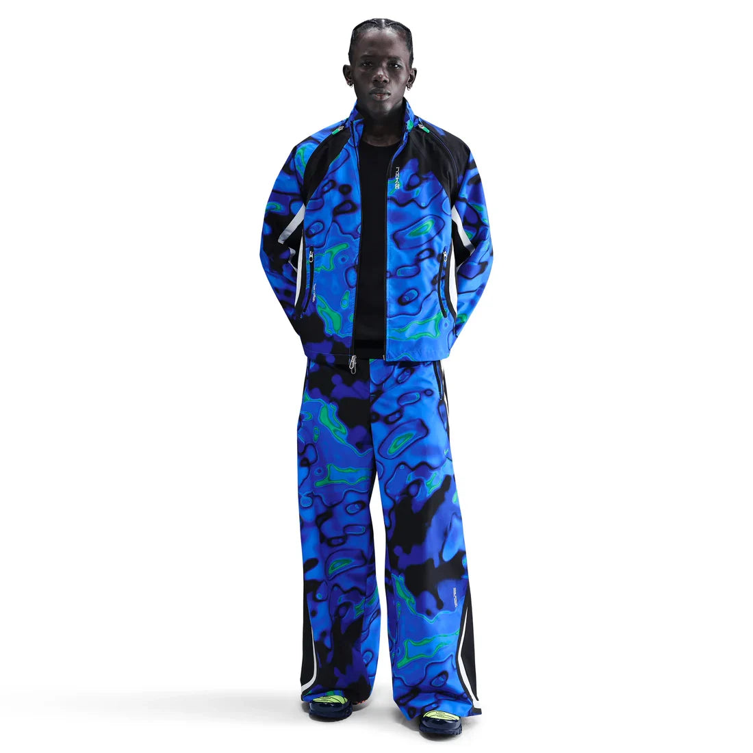 Men's Nike Project F.R.O.G. Storm-FIT Tracksuit Jacket - Hyper Royal/White/Green Shock