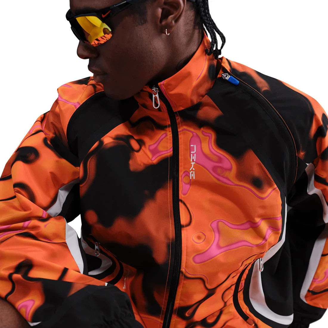 Men's Nike Project F.R.O.G. Storm-FIT Tracksuit Jacket - Total Orange/White/Hyper Royal