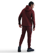 Men's Nike Tech Fleece Jogger Pants - Dark Team Red/Burgundy Crush/Black