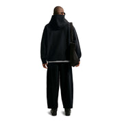 Men's Nike Solo Swoosh Life Fleece Pullover Hoodie - Black/Black/White