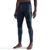 Men's Nike Tech Therma-FIT Base Layer Tights - Obsidian/Thunder Blue//Black