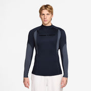 Men's Nike Tech Base Layer Long-Sleeve Top - Obsidian/ThunderBlue/ThunderBlue/Black