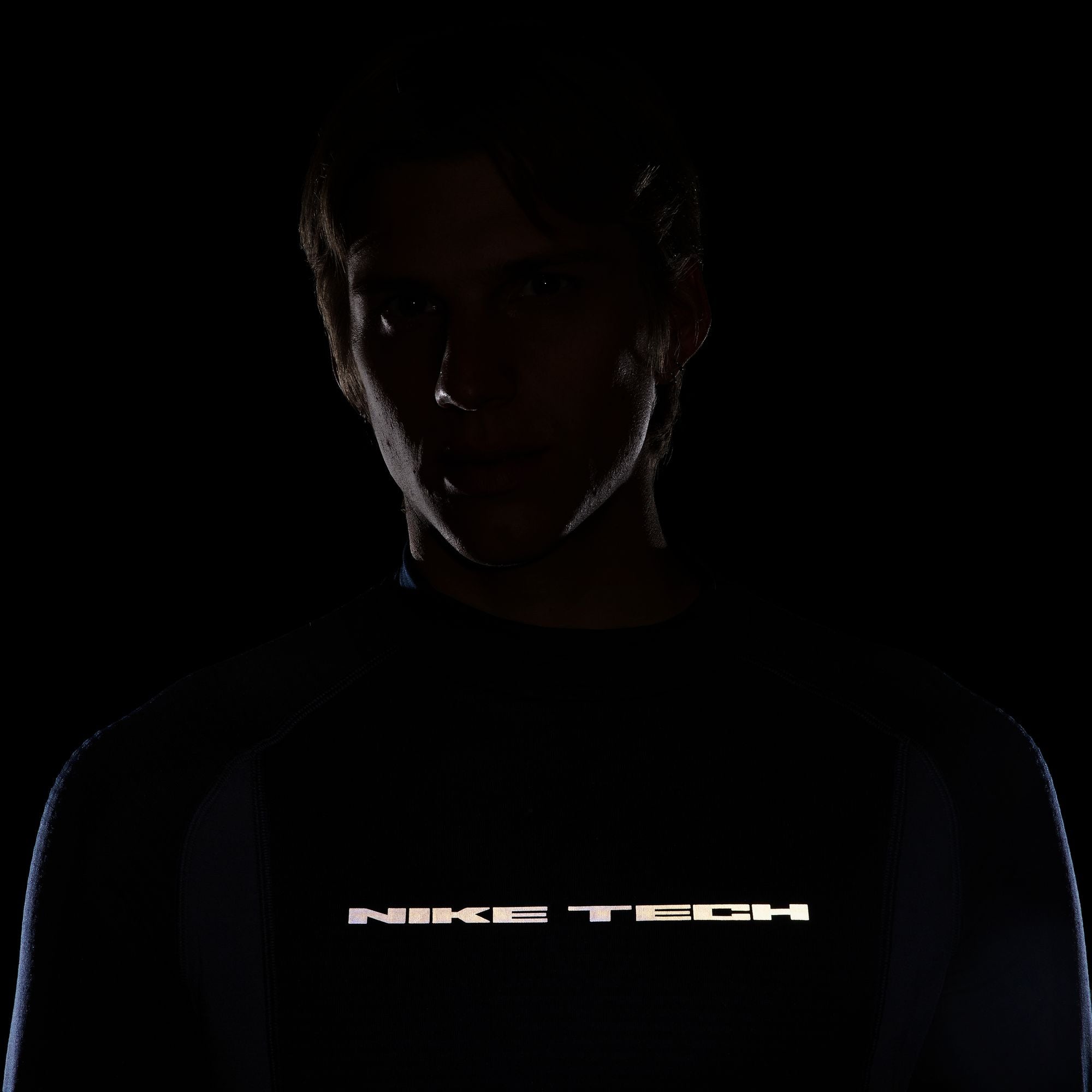 Men's Nike Tech Base Layer Long-Sleeve Top - Obsidian/ThunderBlue/ThunderBlue/Black