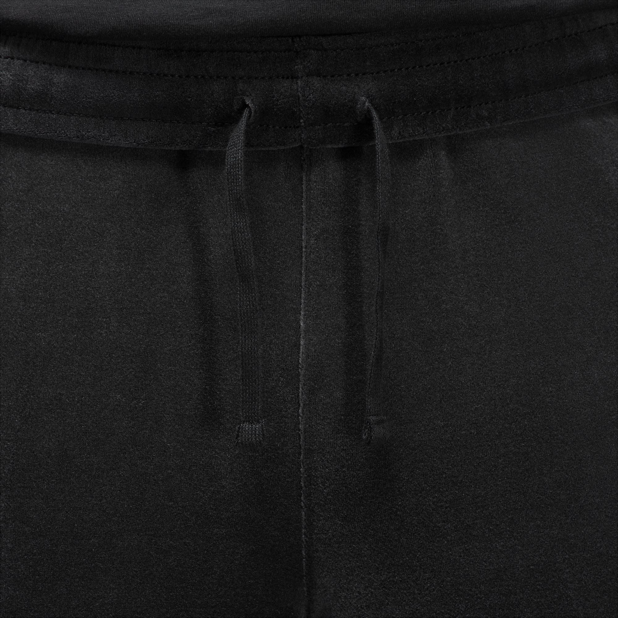 Men's Jordan Brooklyn Velour Track Pants - Black/Gym Red