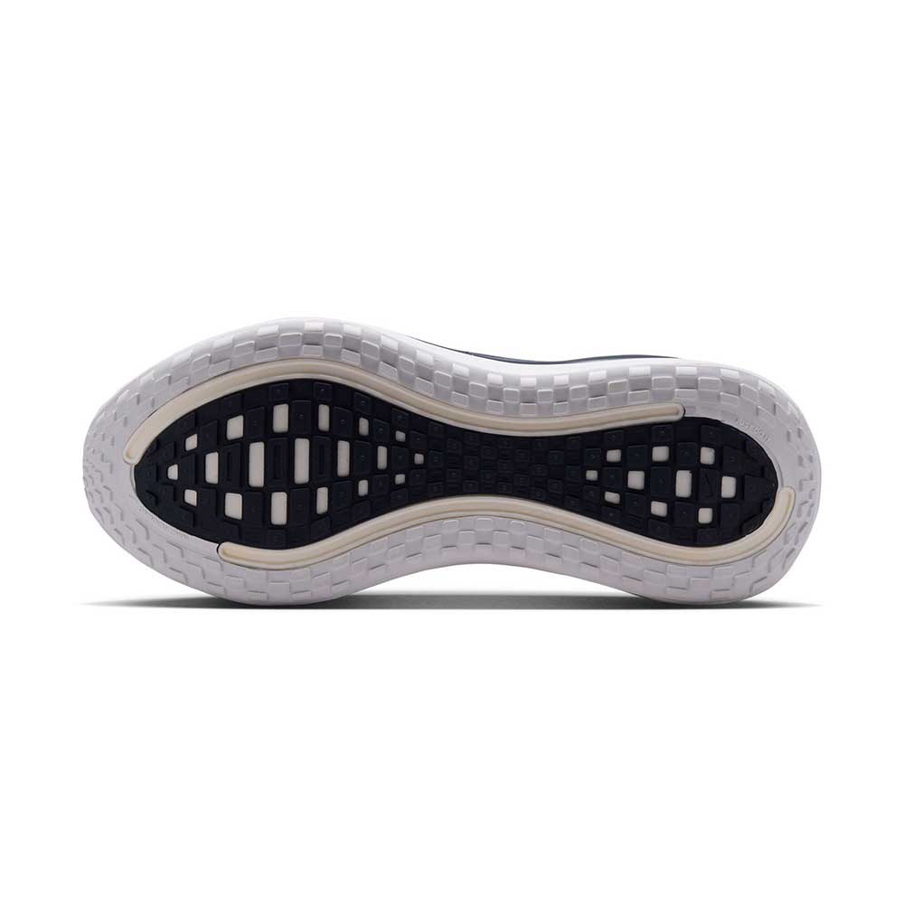 Men's Nike Vomero Plus Running Shoe - White/Midnight Navy/Green Spark Regular (D)