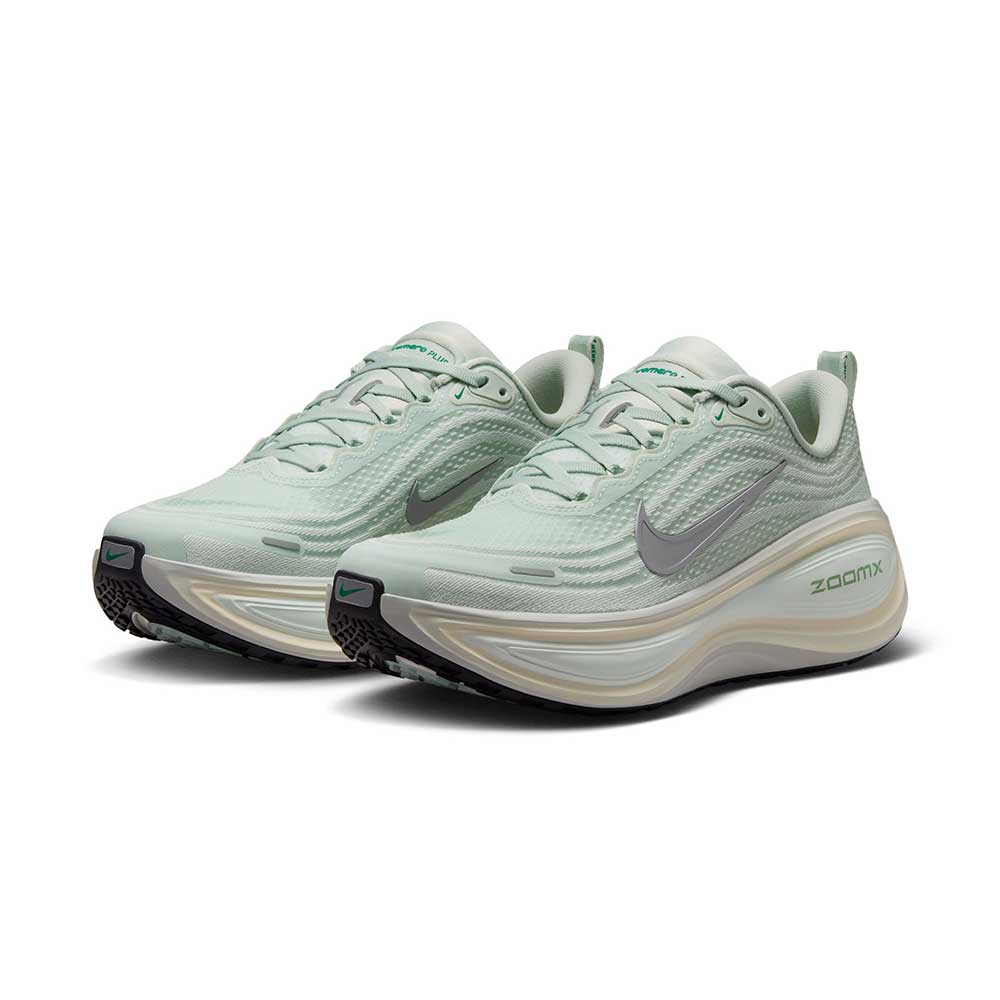 Women's Nike Vomero Plus Running Shoe - Light Silver/Metallic Silver - Regular (B)