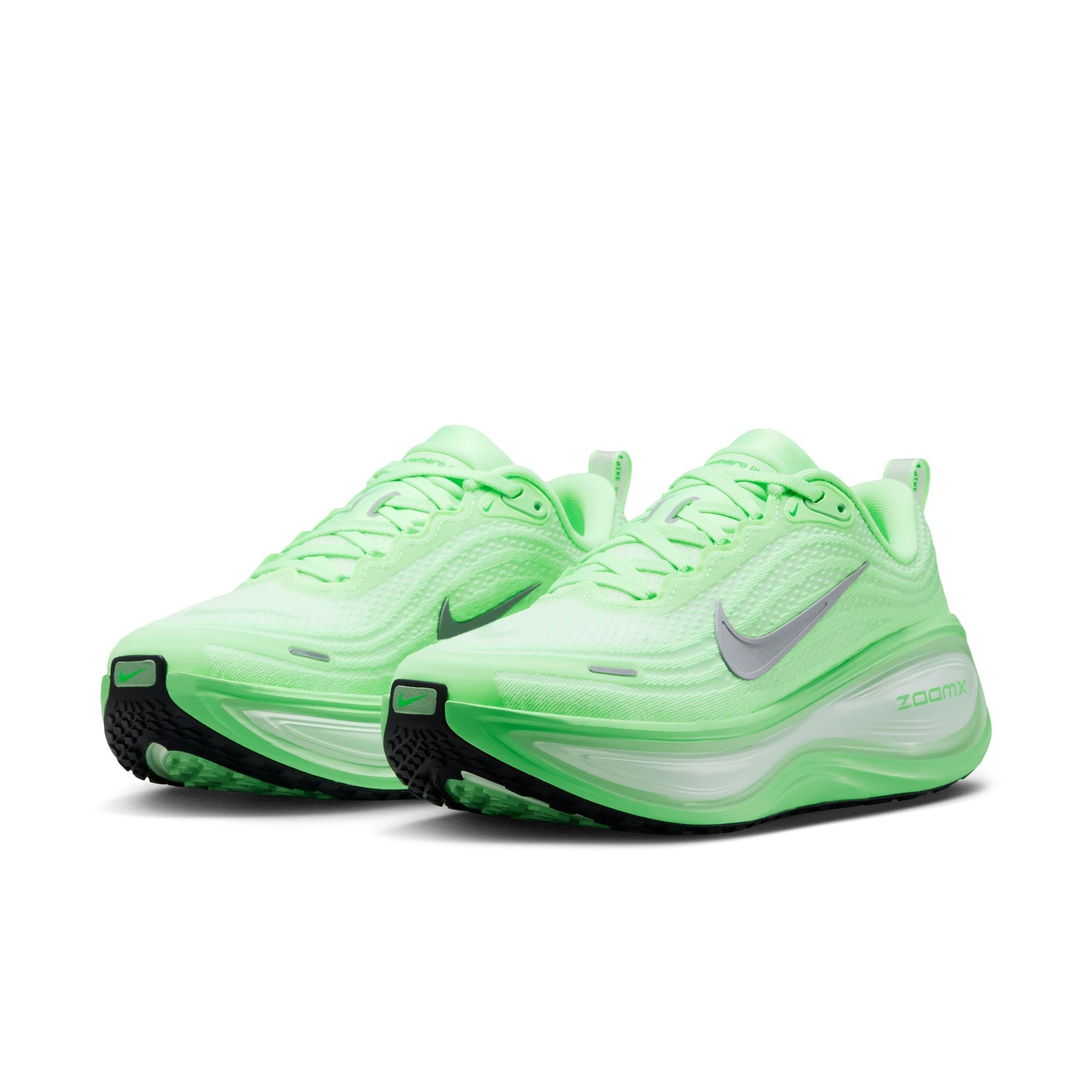 Women's Vomero Plus (111 - White/Metallic Silver-Illusion Green)