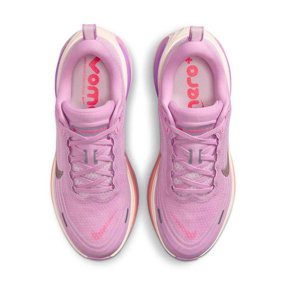Women's Nike Vomero Plus Running Shoe - Light Magenta/Black/Pink Foam/Bright Violet - Regular (B)