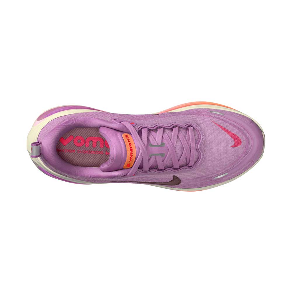 Women's Nike Vomero Plus Running Shoe - Light Magenta/Black/Pink Foam/Bright Violet - Regular (B)
