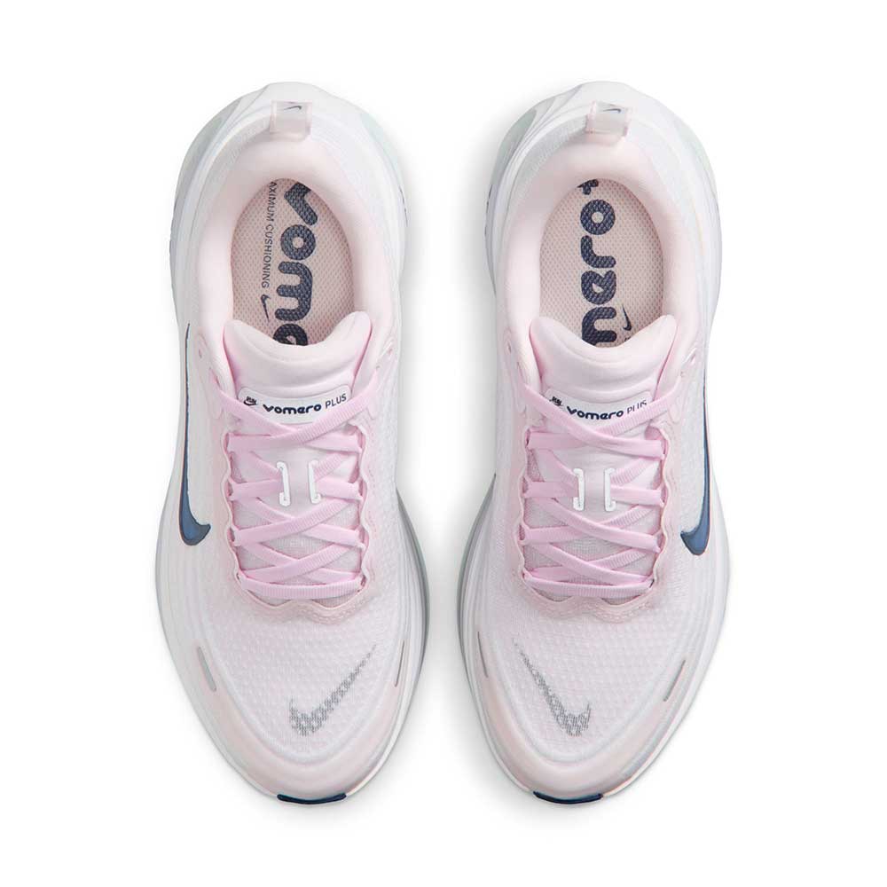 Women's Nike Vomero Plus Running Shoe - Pearl Pink/Midnight Navy/White - Regular (B)