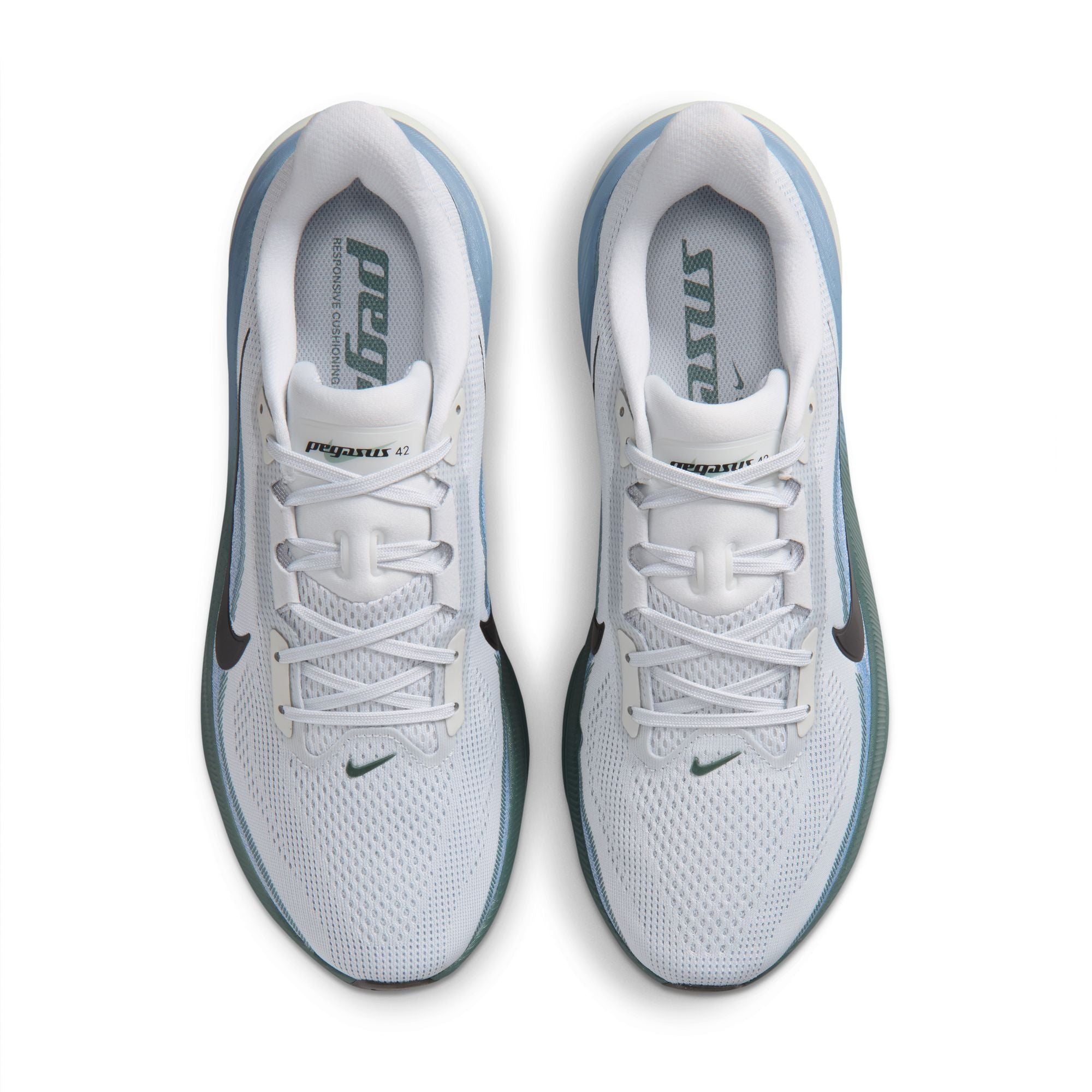 Men's Pegasus 42 (005 - Pure Platinum/Dark Obsidian-Work Blue)