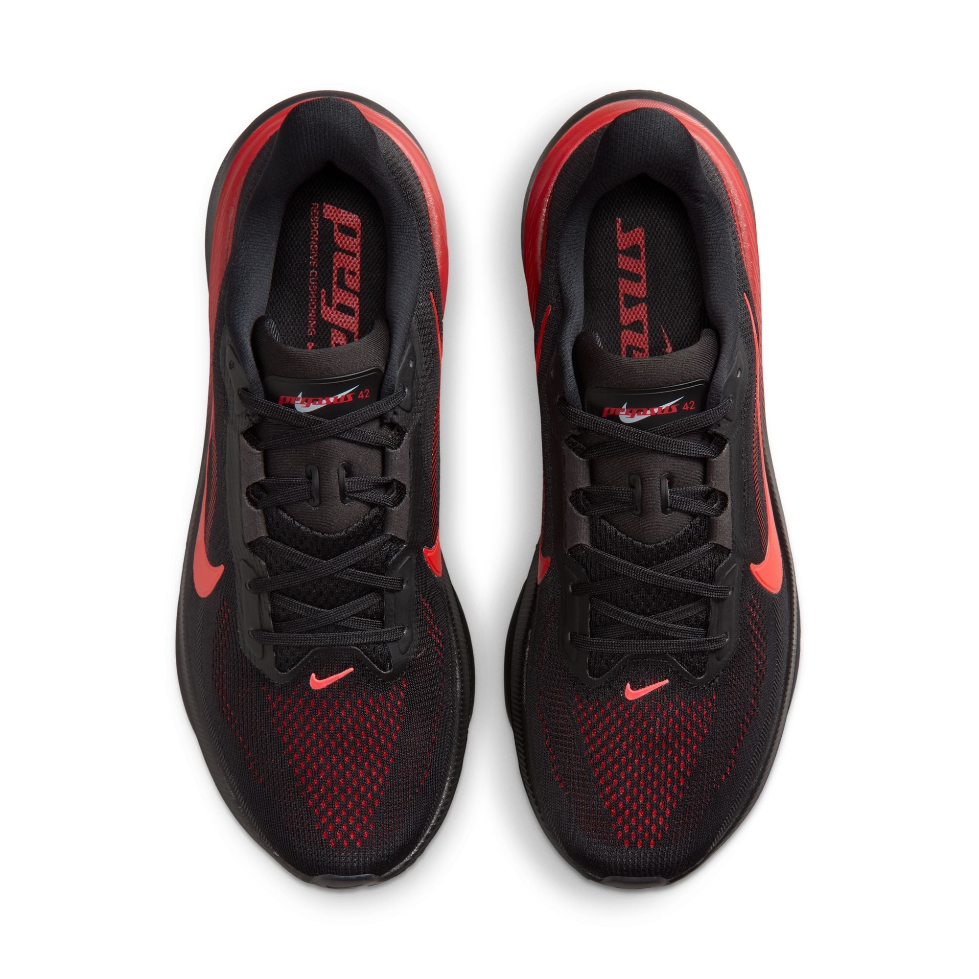 Men's Pegasus 42 (007 - Black/Bright Crimson-University Red)