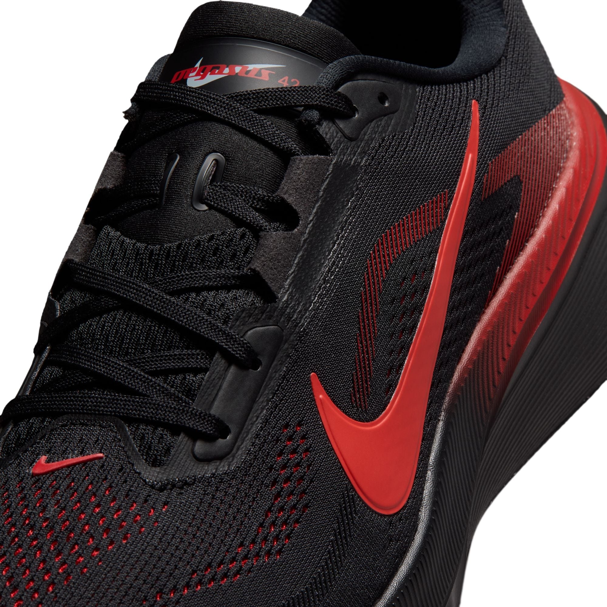 Men's Pegasus 42 (007 - Black/Bright Crimson-University Red)