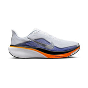 Men's Pegasus 42 Running Shoe - White/Metallic Silver/Lapis/Total Orange - Regular (D)