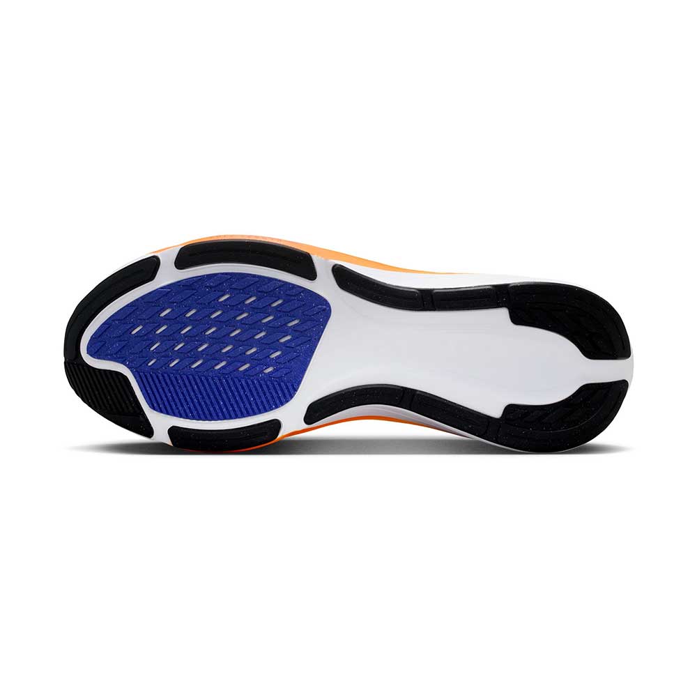 Men's Pegasus 42 Running Shoe - White/Metallic Silver/Lapis/Total Orange - Regular (D)