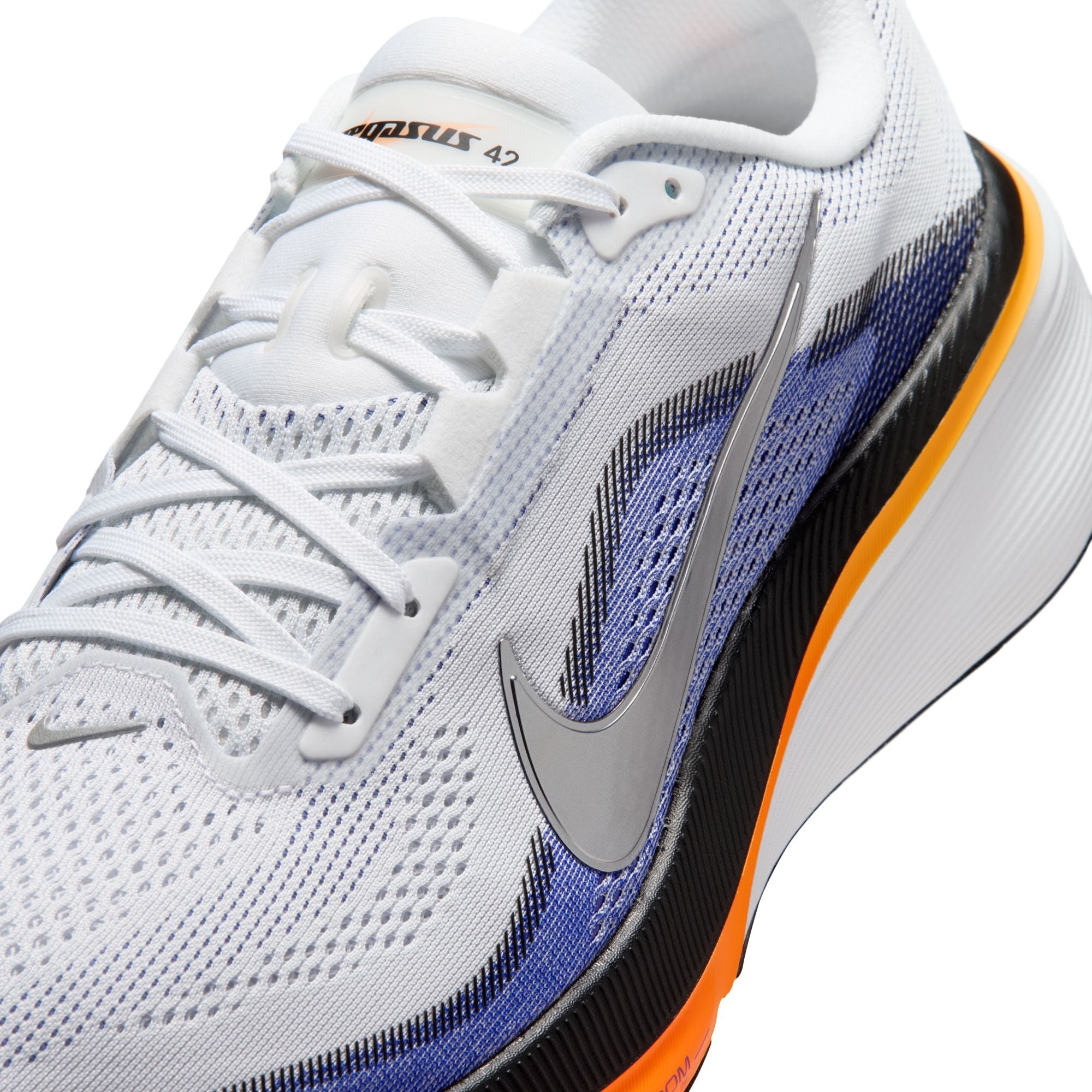 Men's Pegasus 42 (102 - White/Metallic Silver-Lapis-Total Orange)