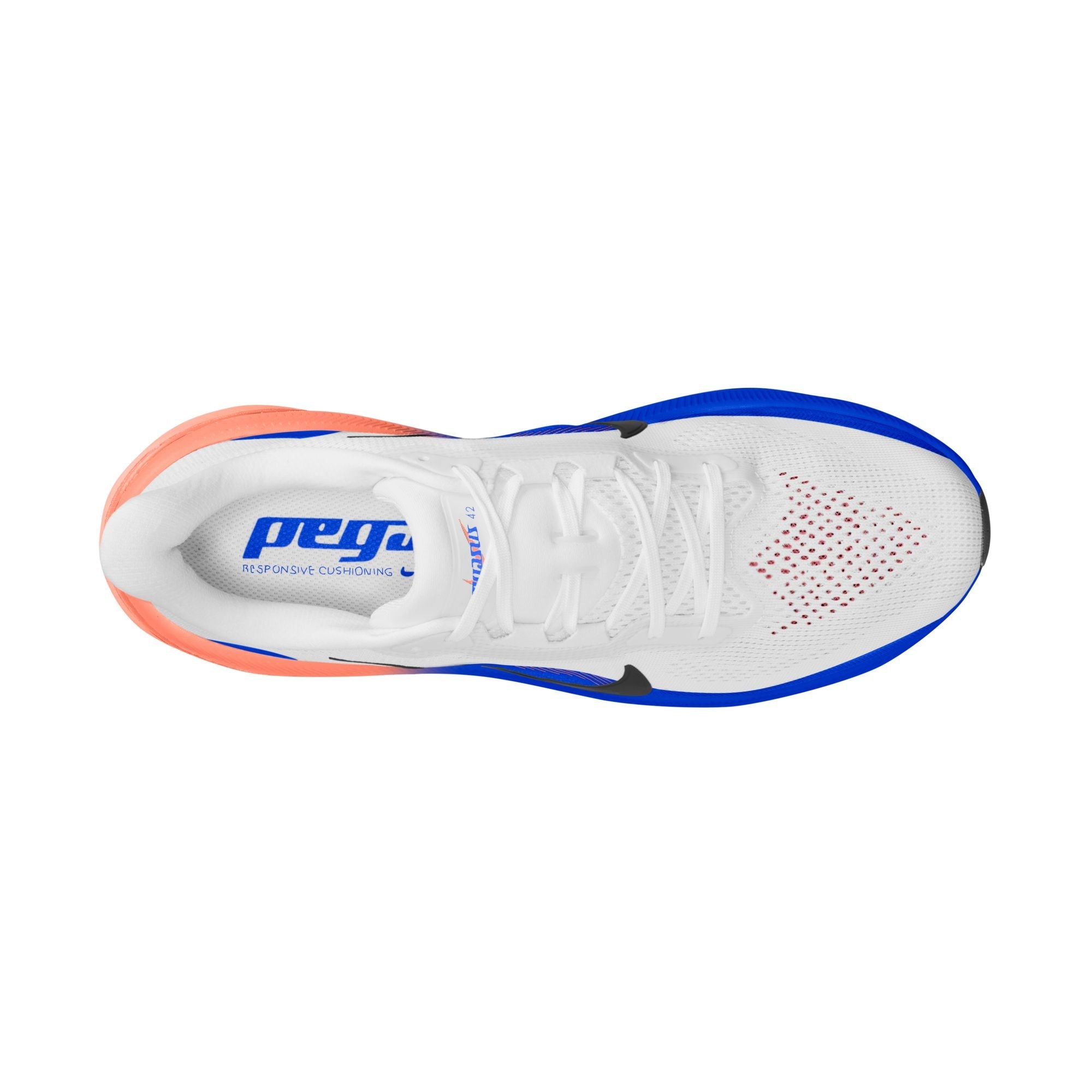 Men's Pegasus 42 (105 - White/Black-Racer Blue-Atomic Pink)
